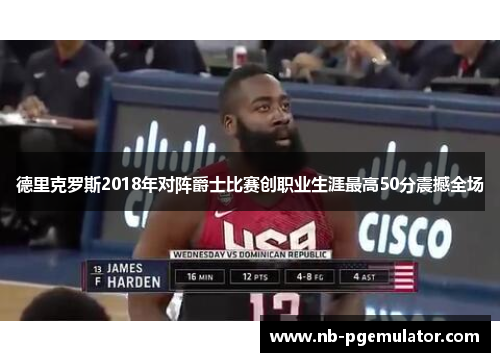 德里克罗斯2018年对阵爵士比赛创职业生涯最高50分震撼全场